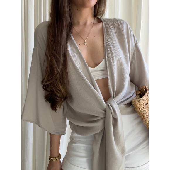 GREECE TUNIC TOP — In Sand - Picture 6 of 8